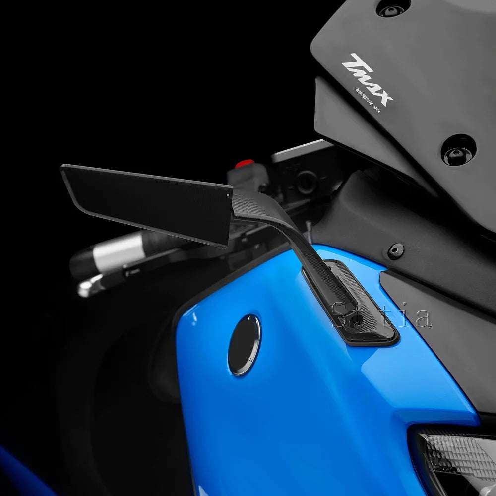 For YAMAHA T-MAX560 T-Max 560 Tech Max Motorcycle Mirror Modified Wind Wing Adjustable Rotating  - Automotive LED Light