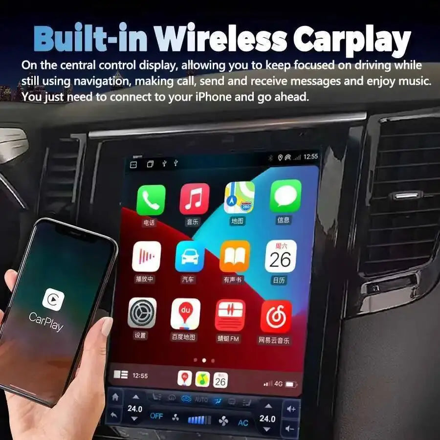12.1" Android 15 Car Radio For Infiniti FX35 QX70 2011-2015 Auto WIFI GPS Navigation Carpl | AUTOKITSHOP
