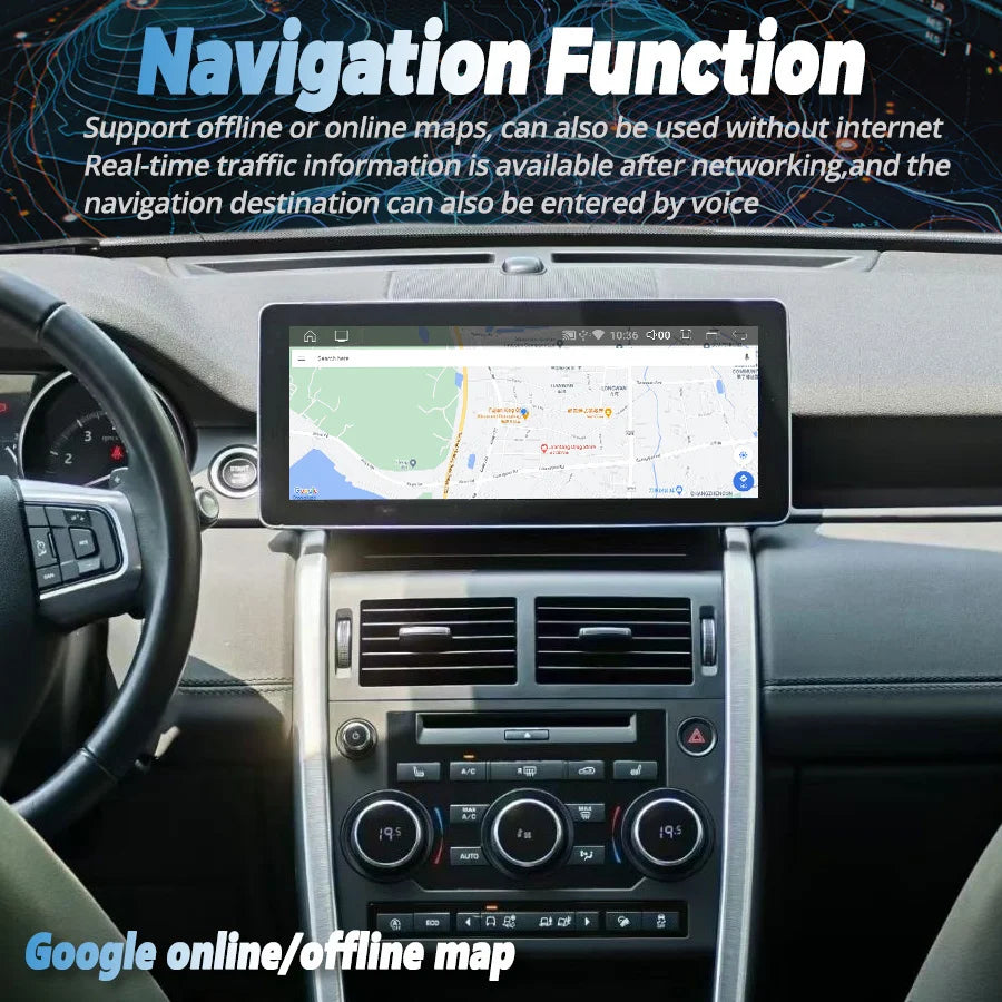 12.3"Screen For Land Rover Discovery Sport L550 2015-2019 Multimedia Player 6+128G Car Rad