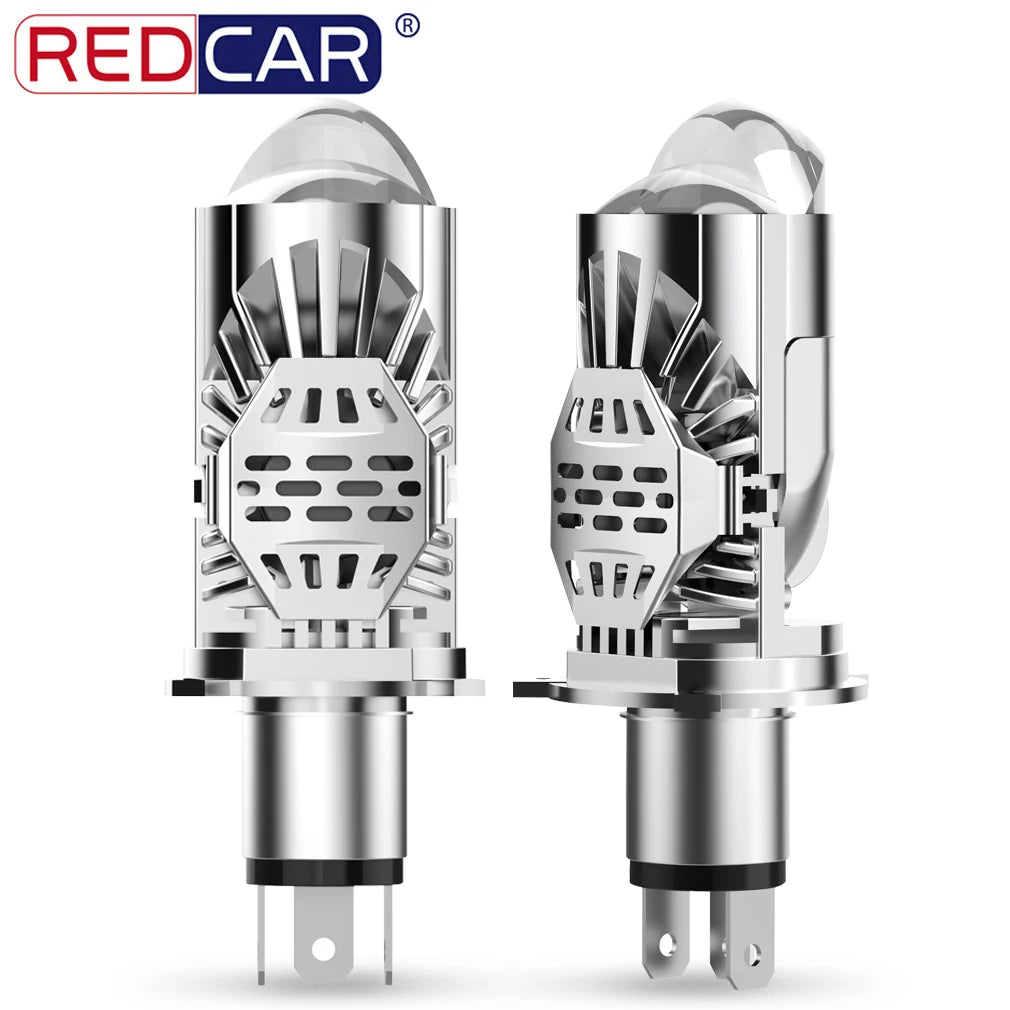Dual Lens H4 LED Headlight Mini Projector Lens LED H4 Auto Lamp Automobile Headlight Hi/Lo