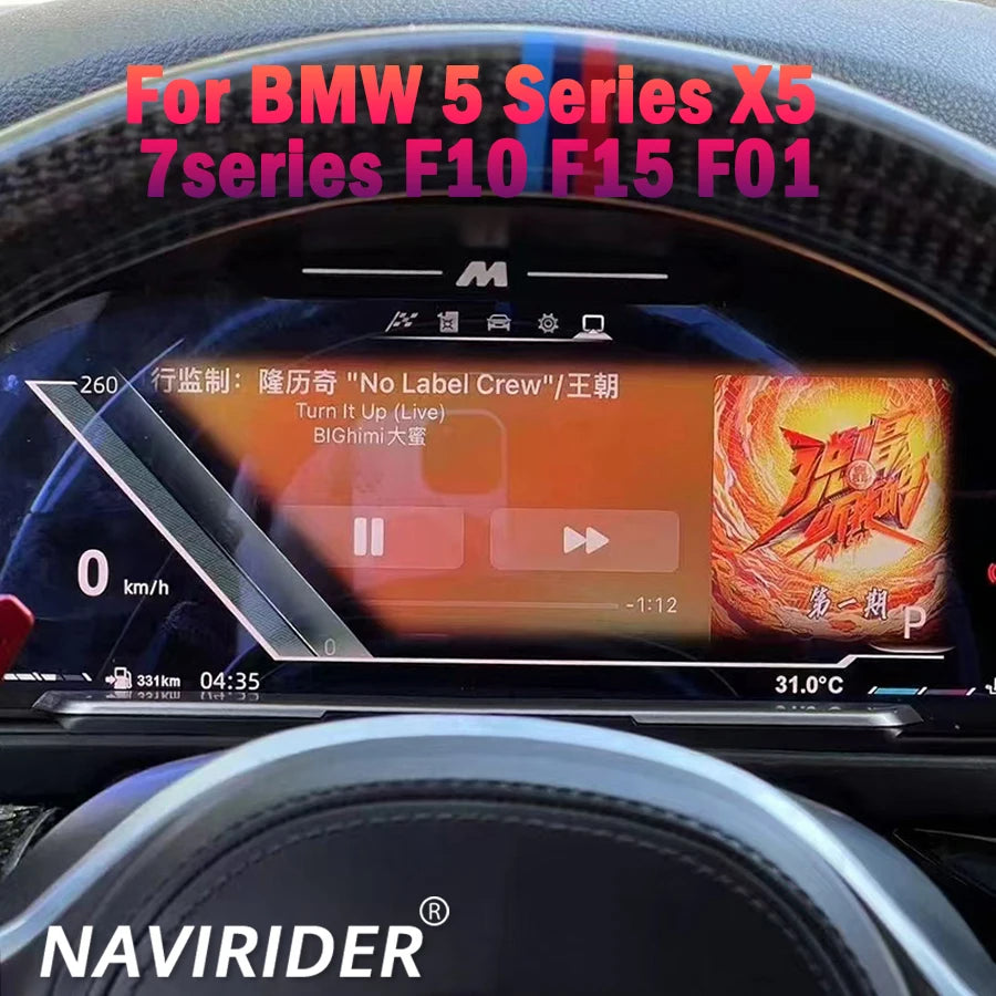 multimedia Multiple UI For BMW 5 6 7series X3 X4 X5 X6 F10 F15 F01 DSP full LCD instrument