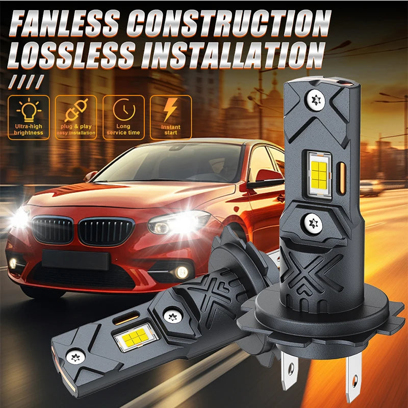 Drivereyes H4 H7 LED Headlight CANBUS H8 H11 9005 HB3 9006 HB4 9012 HIR2 7545 CSP Mini Hea