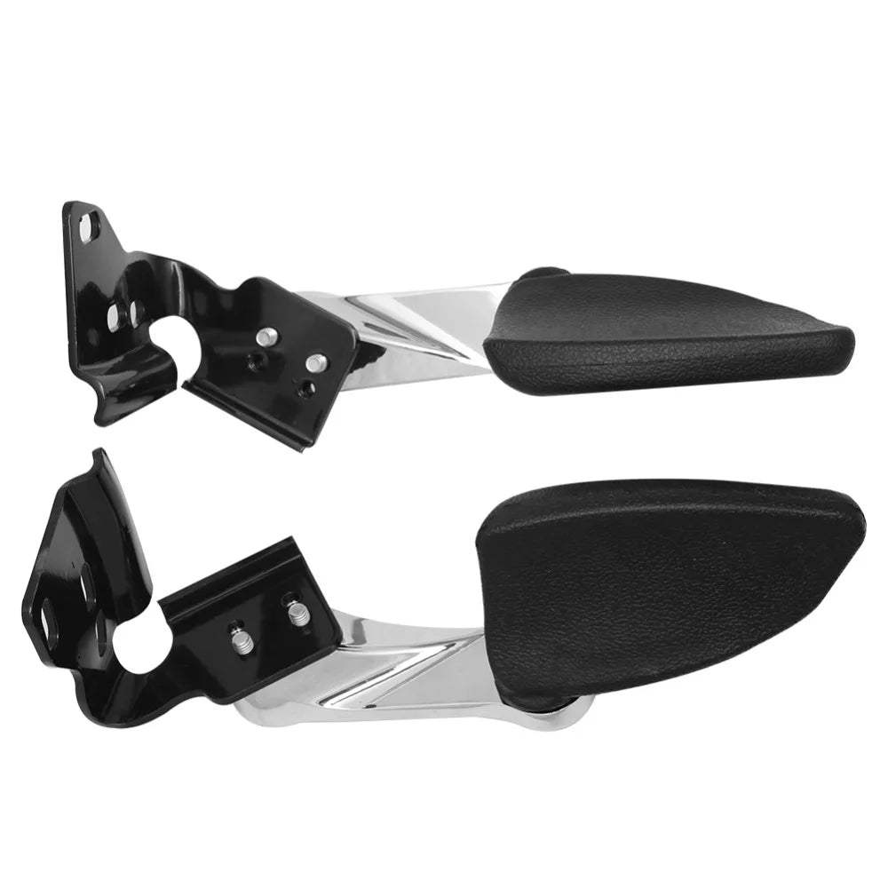 Black Rear Passenger Adjust Stealth Armrests For Harley Touring Electra Street Glide Road King C - Automotive LED Light