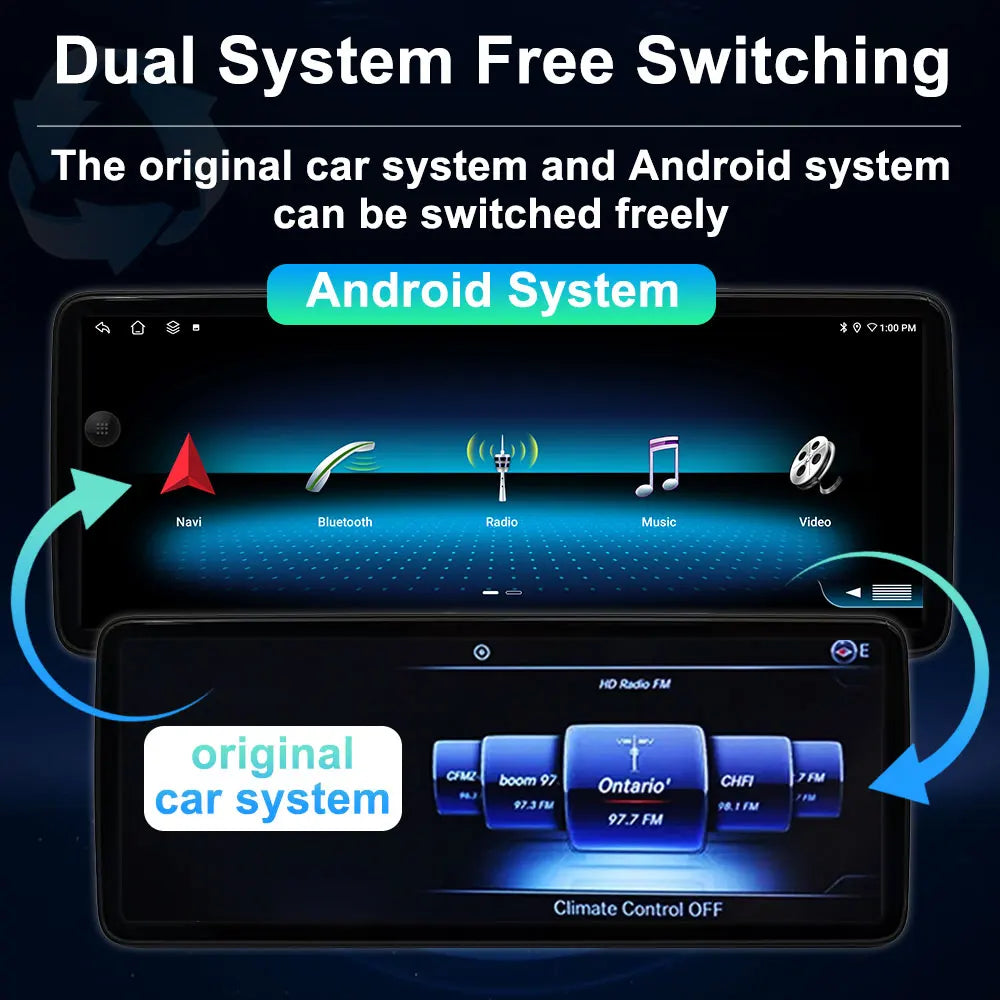 Wireless Carplay GPS Navi WiFi Android 16 for Benz G Class 2013 - 2018 Car Video Multimedi