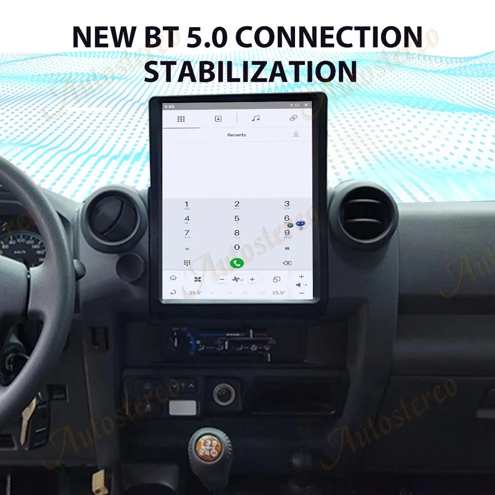 13 Inch Android 13 For Toyota Land Cruiser LC76 LC79 LC70 LC75 Tesla Radio Car Multimedia