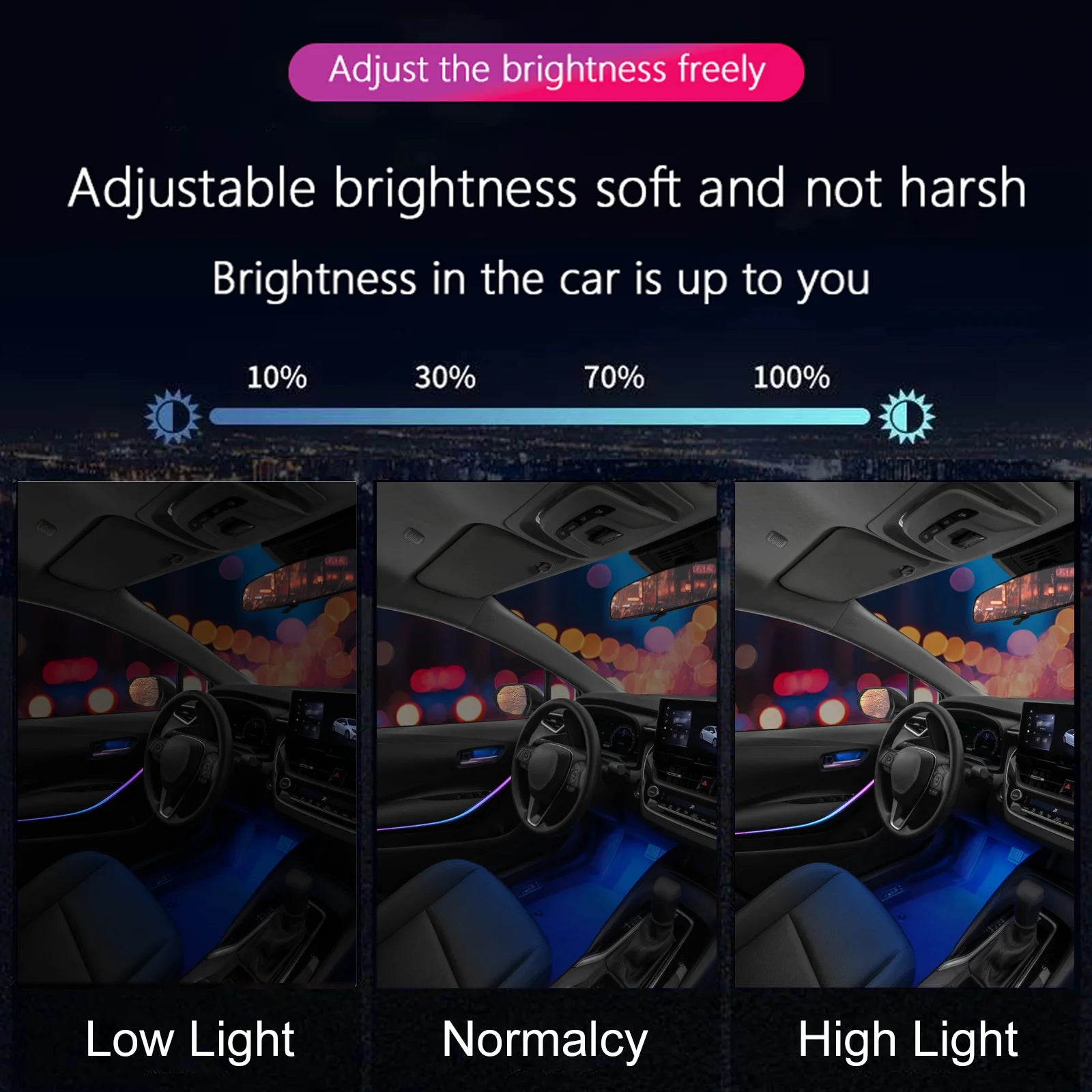 RGB - Ambient Light - for Corolla 2019-2024 - Car Interior Lighting