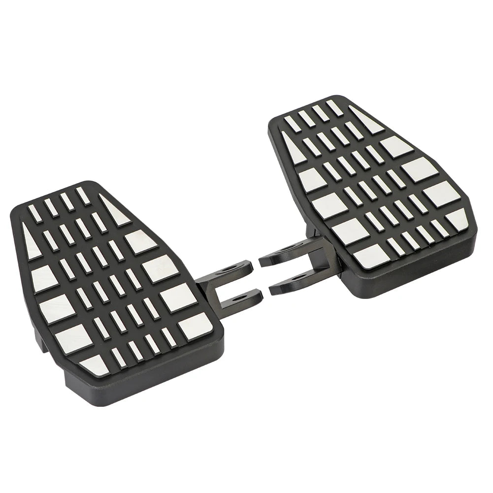 Motorcycle CNC Aluminum Front Footrests Foot Pegs Wide Pedals For Honda Rebel 11 for Honda 2021-2023 - Automotive LED Li