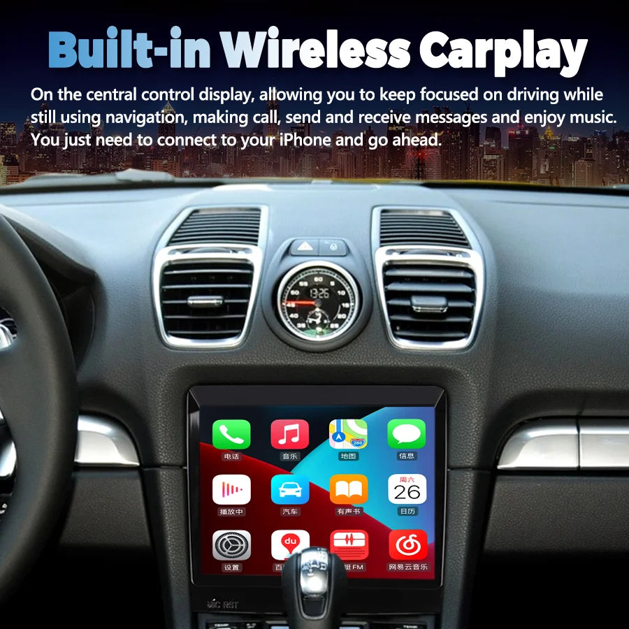 Navirider Carplay Android 15 Car Radio For Porsche Cayman Boxster 911 2014-2017 Stereo GPS | AUTOKITSHOP
