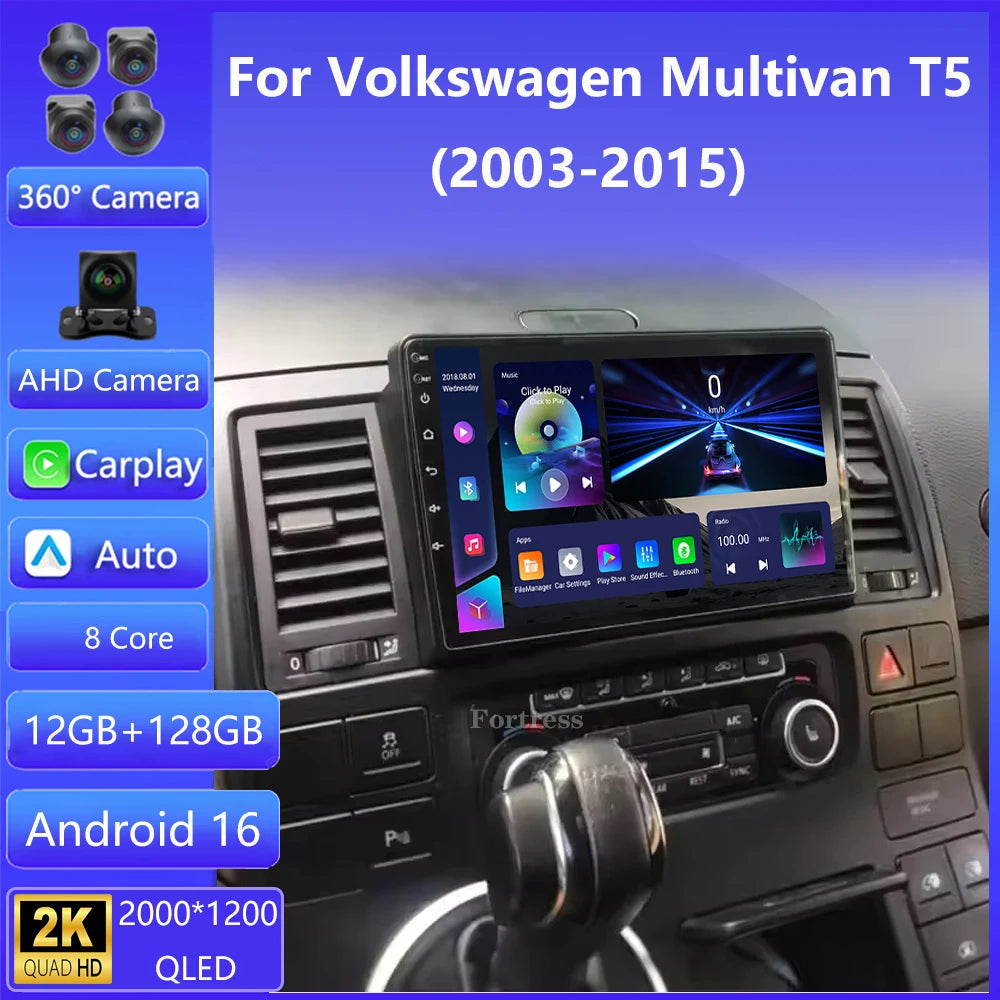For Volkswagen Caravelle 6 T6.1 T6 2015 - 2020 Carplay Auto GPS Car Radio Navigation Multi