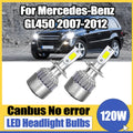 120W High Power Truck Headlamp 6000K White 20000LM Canbus No error H7 LED Headlight Bulbs