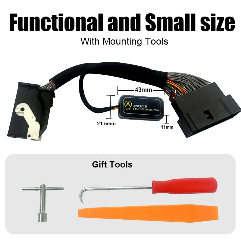 Auto Accessorie Start Stop Engine Smart off Canceller Delete Eliminator Disabler Device Co