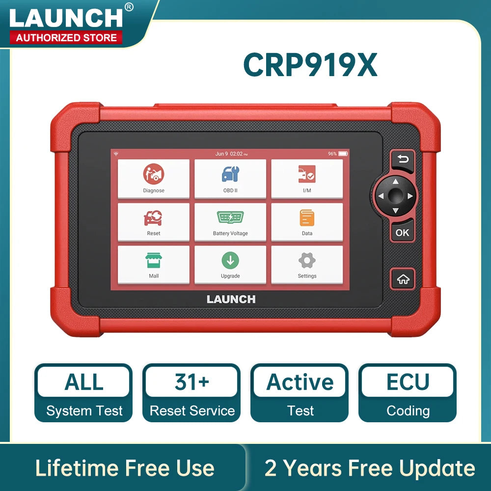 LAUNCH X431 CRP919X Car Diagnostic Tool DBScar VII VCI Auto OBD OBD2 Scanner Active Test E