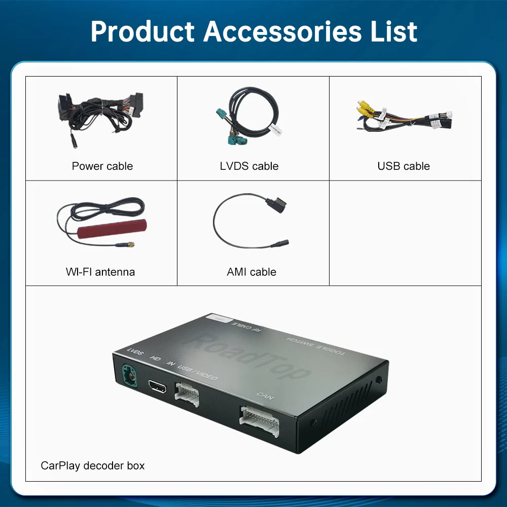 RoadTop Wireless Carplay Module for Mercedes Benz C Class W204 NTG4.5/4.7 2011-2014 with A | AUTOKITSHOP