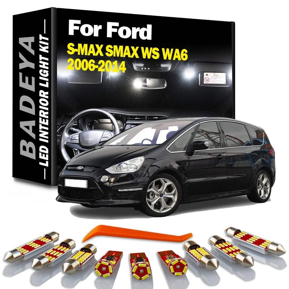 LED Interior Light Kit for Ford WA6 - Canbus Error-Free Interior Bulbs