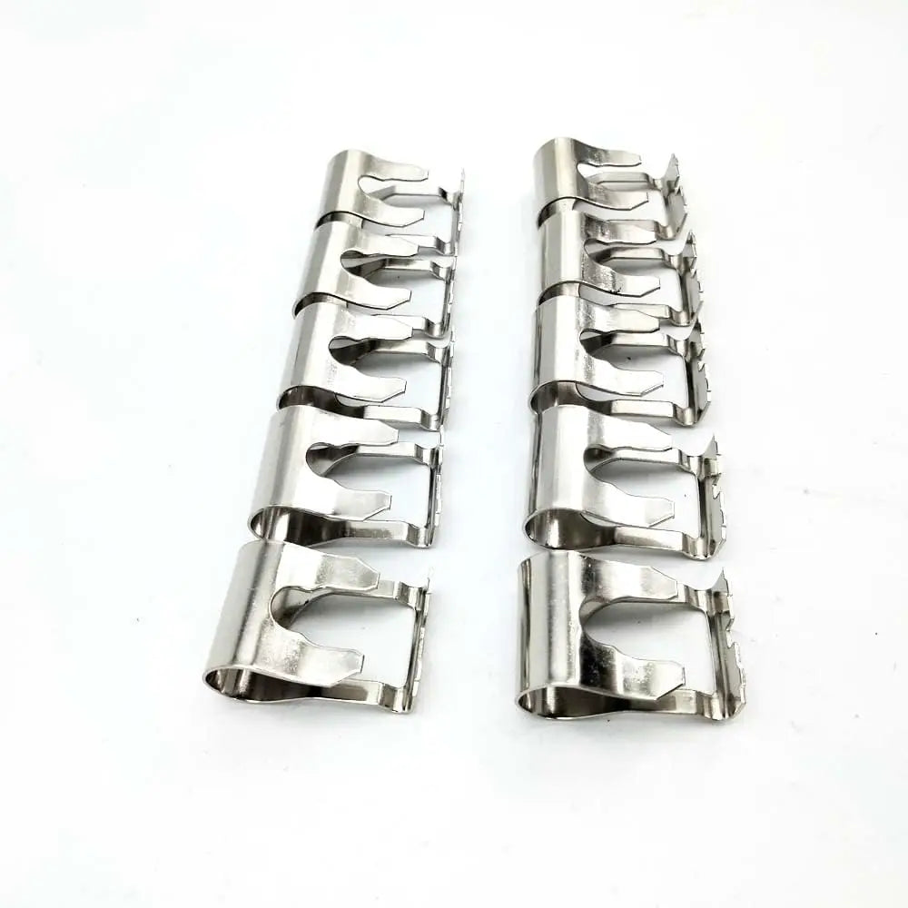 10x Car Front Windshield Wiper Arm Linkage Motor Rods Repair Clips Kit Unit Part