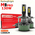 M9 PRO LED Headlight Bulb130W 12000LM Auto Led H7 9005 H11 HB3 Headlamp 3570 6000K CSP Dio