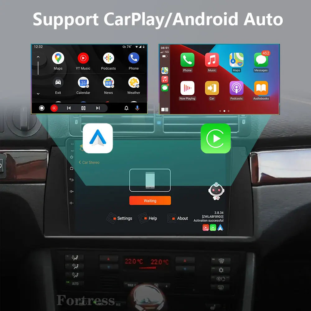 Android 16 Car Radio For BMW 5 E39 1995 1996 1997- 2003 E53 X5 M5 Wireless Android Auto Ca