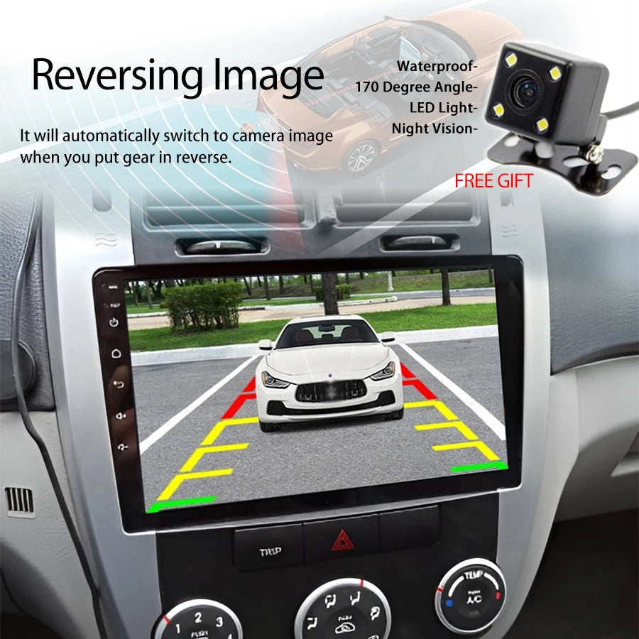 For KIA Cerato 2004-2008 128GB Rom Android 13 Car Multimedia GPS Video Player Auto Bluetoo | AUTOKITSHOP