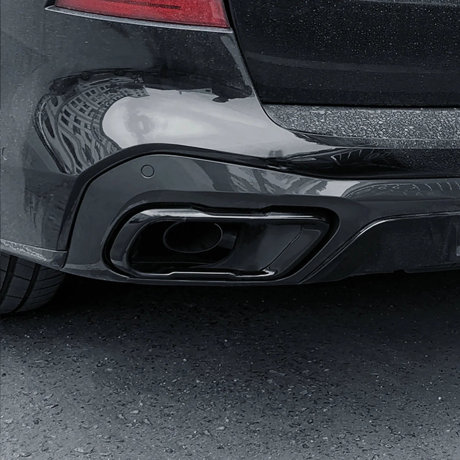 Mufflers Tail Pipe Cover FOR BMW X5 X6 X7 2019-2023 Stainless Steel Car Accessories