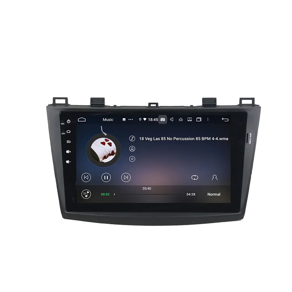 Auto Stereo Android 14 Carplay For Mazda 3 2010-2012 Car GPS Navigation Carplay Multimedia