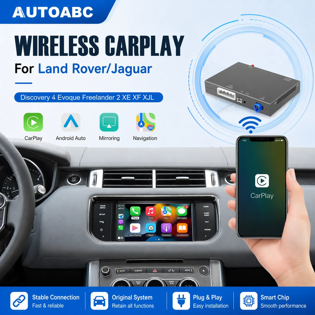 Wireless Carplay Android Auto For Land Rover Jaguar Bosch Discovery 4 Evoque Freelander 2