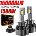 D4S D2S Led Headlight Canbus Bulbs 1500000LM CSP D1S D3S D8S Led 1500W Super Bright D1R D4