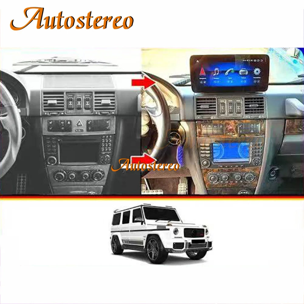 12.3" 1920*720 Android 13 For Mercede Benz G W461 W463 G350 G500 G55 G63 G65 Car GPS Navig