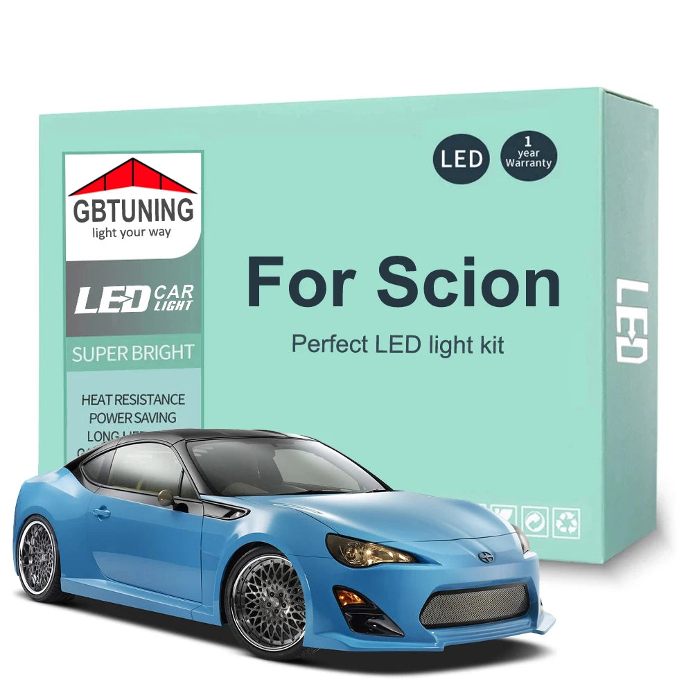 LED Interior Light Kit for Scion FR-S FRS tC iA iM iQ xA xB xD 2004-2020 - Canbus Dome Map Door Trunk Bulbs | AUTOKIT...