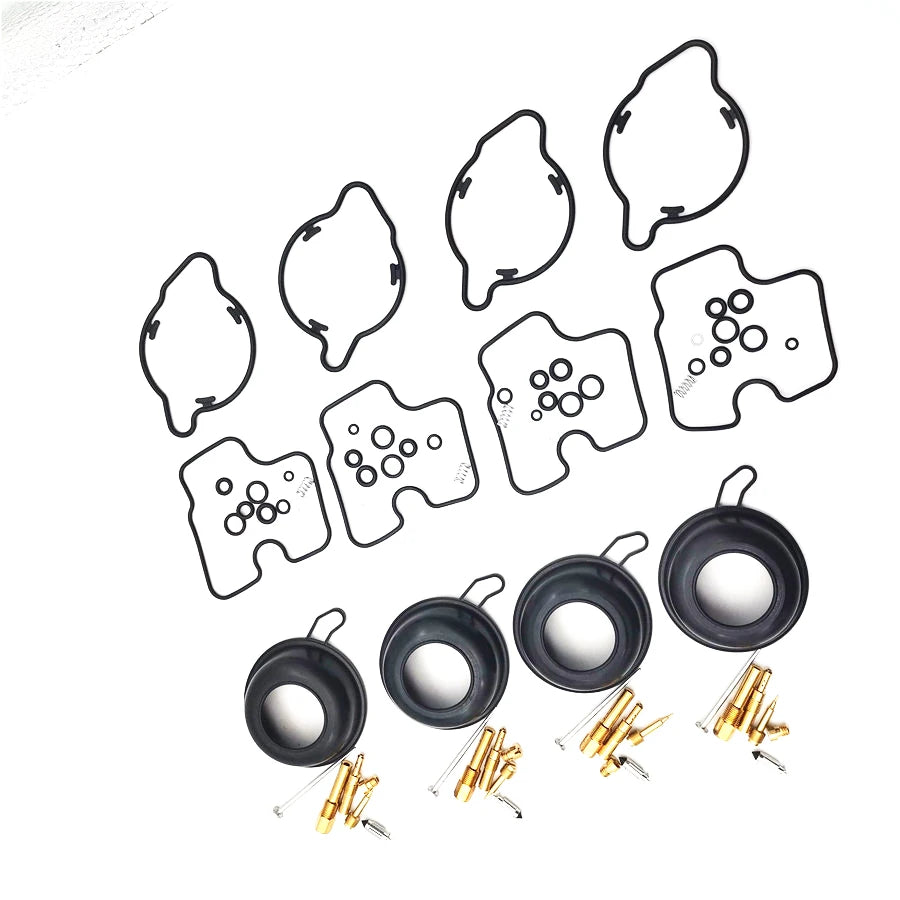 4sets/lot Carburetor Rebuild kit with diaphragm Vacuum for Honda CBR400RR NC29