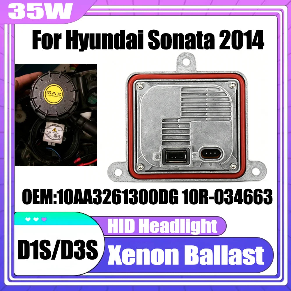 10R-034663 D1S/D1R D3S/D3R Xenon Headlight Ballast Module 35W LED Headlamp Controller Modu