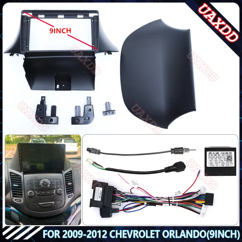 FOR 2009-2012 CHEVROLET ORLANDO 9INCH Radio Android Stereo Harness Screens Accessories Nav