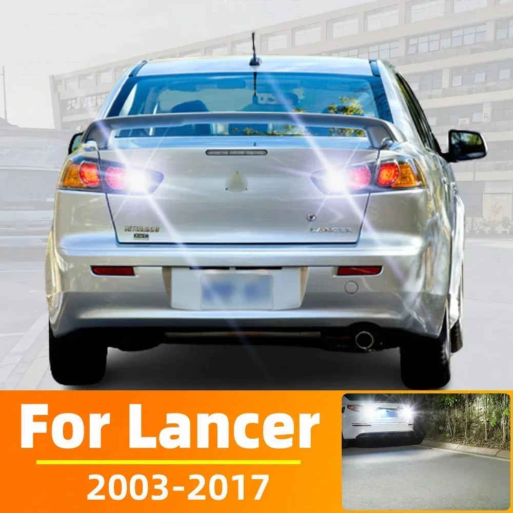 2-Piece LED Interior Light Kit for Mitsubishi Lancer Accessories 2003-2017 - Canbus Dome Map Door Trunk Bulbs | AUTOK...