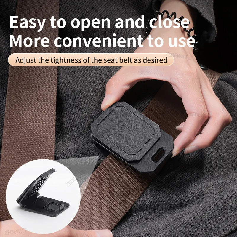 Shoulder Belt Comfort Clip Anti Slip Silicone Seatbelt Adjuster Neck Shoulder Relief Belt Positi - Automotive LED Light