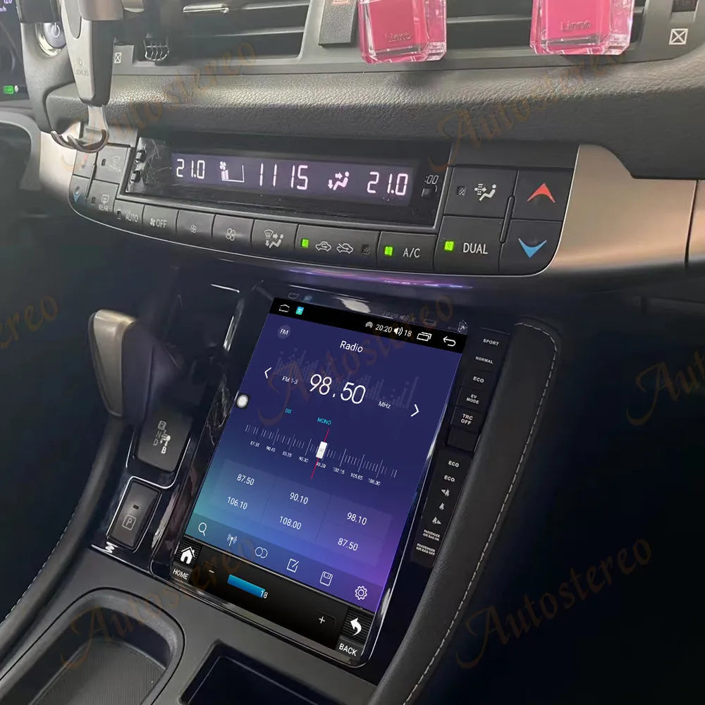 9'' 8+256GB Android 12 For Lexus CT200 CT200H CT 2011-2022 Car Tesla Radio Multimedia Play