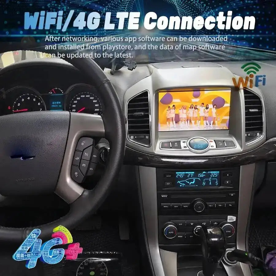 Carplay Multimedia Player Autoradio HeadUnit Stereo 4G WiFi 8inch Car Radio For Chevrolet