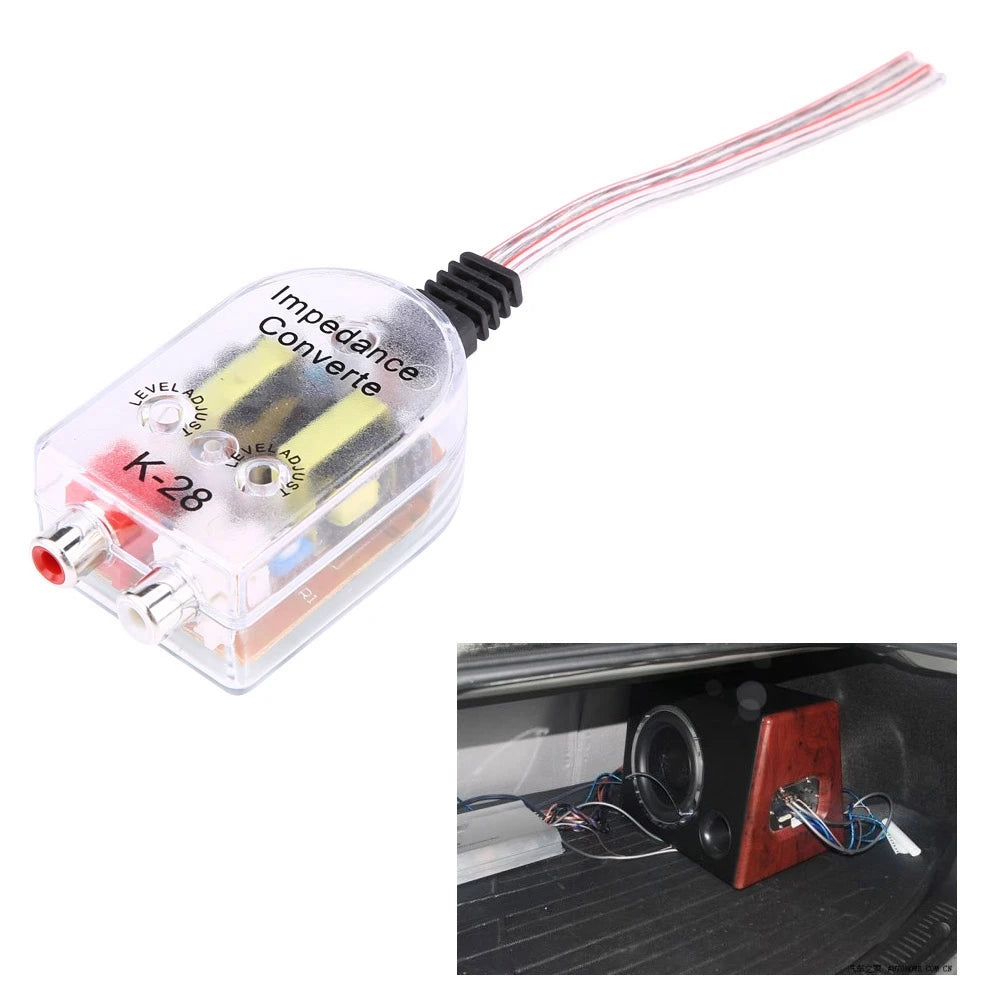 Car Audio CD Amplifier Audio Subwoofer High to Low Frequency Divider Converter Regulator Filter - Automotive LED Light