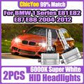 35W D1S HID Xenon Lamp Bulbs Car Headlight 20000LM 12V Auto Lamps 6000K White For BMW 1 Se
