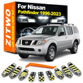 AutoKitShop LED Interior Light License Plate Bulb Kit For Nissan Pathfinder R50 R51 R5 for Nissan R53 R51 R50 2012-2020 - Canb