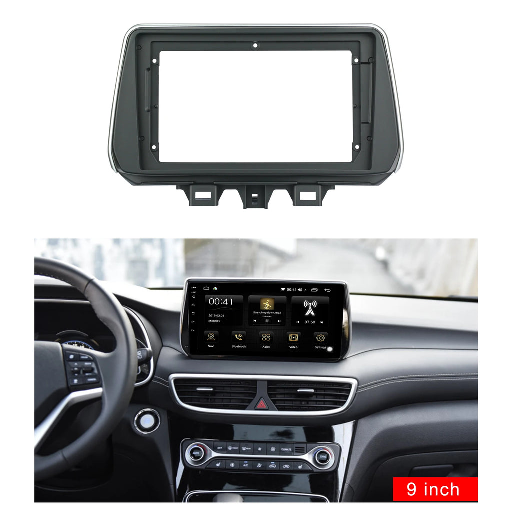 9 Inch 2 Din Car Fascia For HYUNDAI TUCSON 2019 Panel In-dash Fascias Double Din Car Radio | AUTOKITSHOP