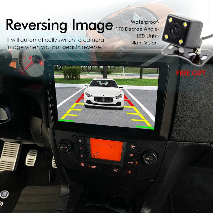 128GB ROM Android 13 Radio 2Din For Fiat Stilo 2002-2010 CarPlay Navigation GPS Touch Scre