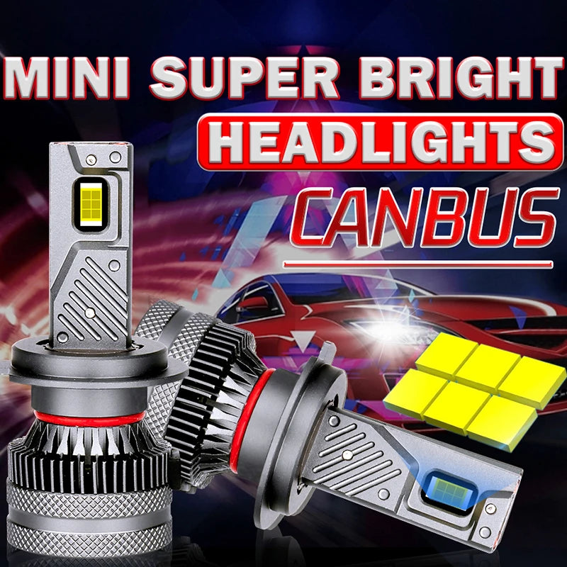 4000W 4200000LM H7 H4 LED K5C Canbus Car Headlight H11 H3 880 881 H27 H1 H8 9005 HB3 9006