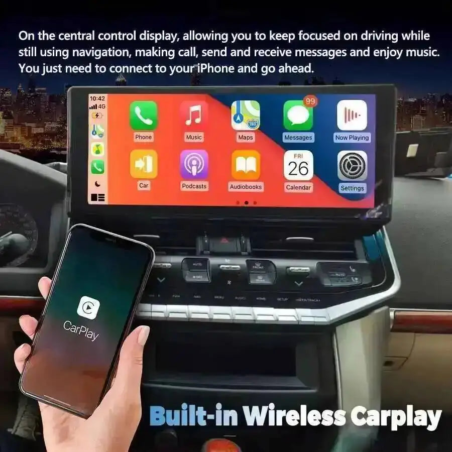 Carplay Multimedia Android Screen Car Radio Video Player GPS Navigation 16.2inch For Toyot | AUTOKITSHOP