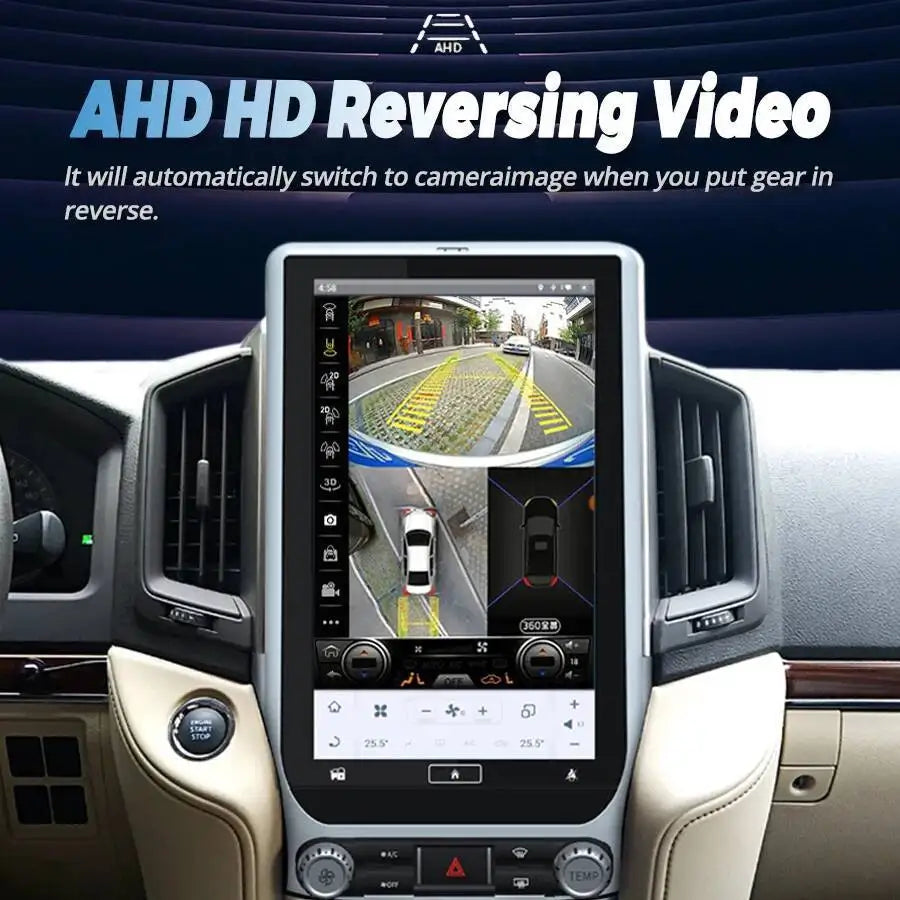Android 15 Carplay For Toyota Land Cruiser 200 2016 2017 2018 Stereo 256GB 13.8" GPS Navi