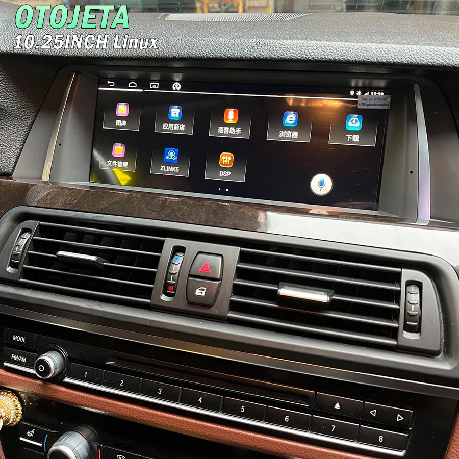 10.25inch Carplay Android Auto Screen For BMW 5 Series F10 F11 F18 2011-2017 Car Video Vi