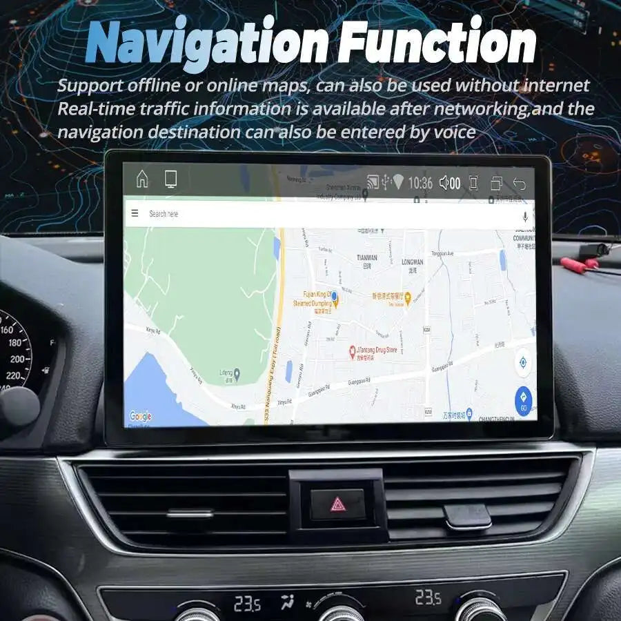 13.3Inch 2K Screen Android15 For Honda Accord 10 2018 2019 2020 2022 WIFI 4G Stereo Car Ra | AUTOKITSHOP