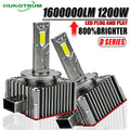 D1S D3S LED Headlights HID D2S D4S D1R D2R D3R D8S Turbo LED 1600000LM 9054 CSP Chip 6000K