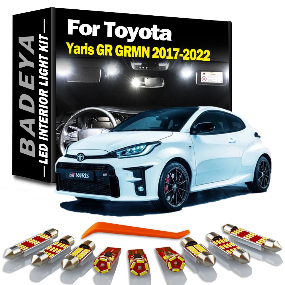 11-Piece LED Interior Light Kit for Toyota - Canbus Error-Free Interior Bulbs