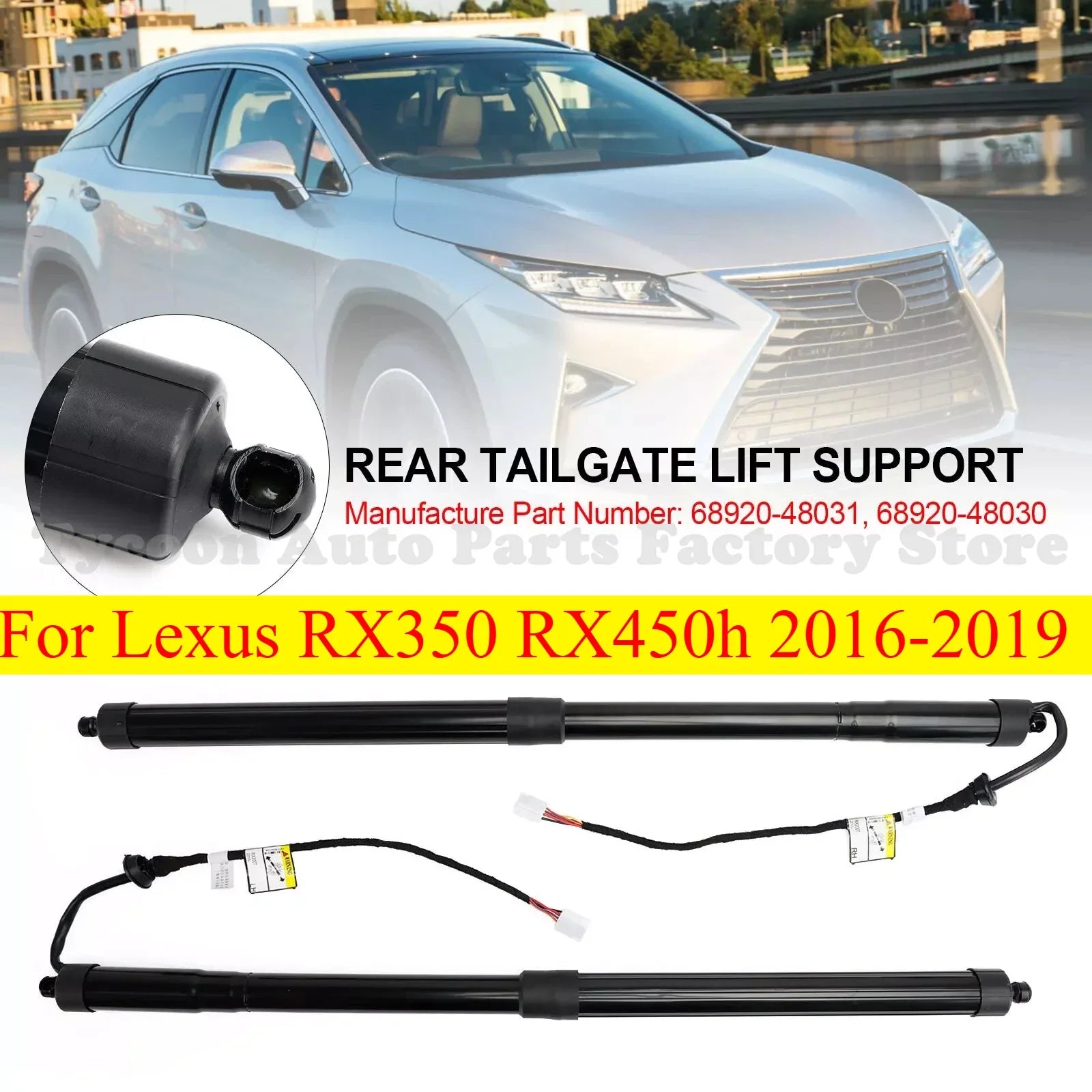 Rear Left Right Electric Tailgate Lift Struts 6892048031, 6892048030 6891048070 6891048071 | AUTOKITSHOP