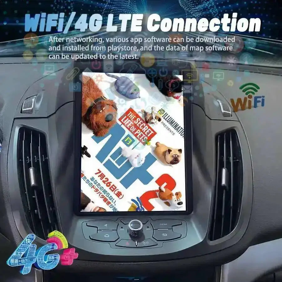 10.4inch Android 15 Car Radio For Ford Kuga Cmax C-max Escape Stereo DSP GPS Navigation Ca