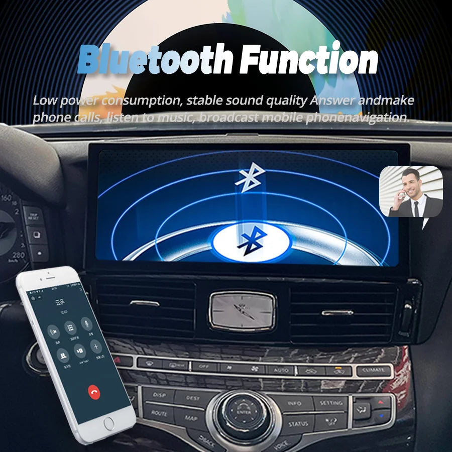 12.3inch Android Navigation Stereo For Infinit Q70 Q70L M25 M35 2011-2019 GPS Bluetooth Ca